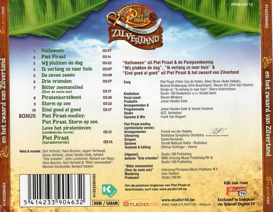 Piet Piraat : Piet Piraat En Het Zwaard Van Zilvertand (CD, Album)