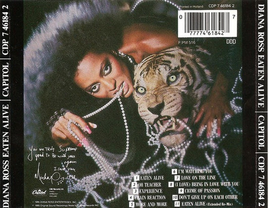 Diana Ross : Eaten Alive (CD, Album, RP)