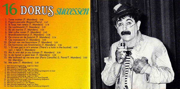 Dorus : 16 Dorus Successen (CD, Comp, PDO)
