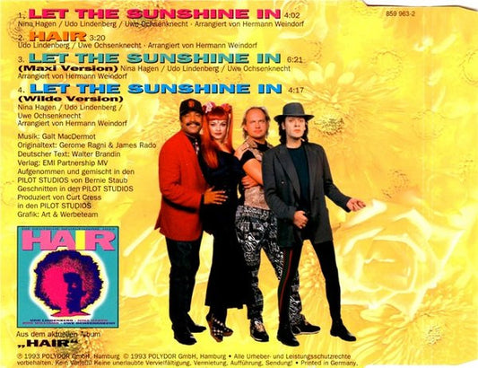 Udo Lindenberg - Nina Hagen - Ron Williams (7) - Uwe Ochsenknecht : Let The Sunshine In (CD, Maxi)