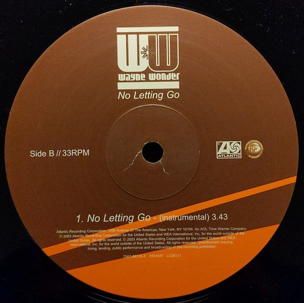 Wayne Wonder : No Letting Go (12")