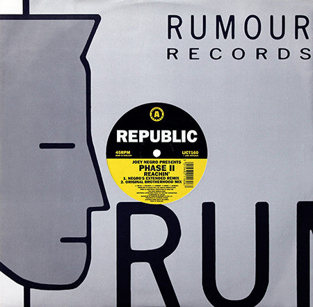 Joey Negro Presents Phase II : Reachin' (12", EP)