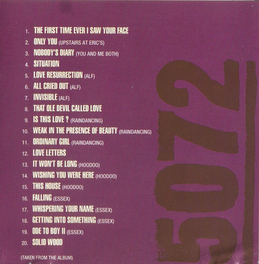 Alison Moyet : Singles (CD, Comp, SME)