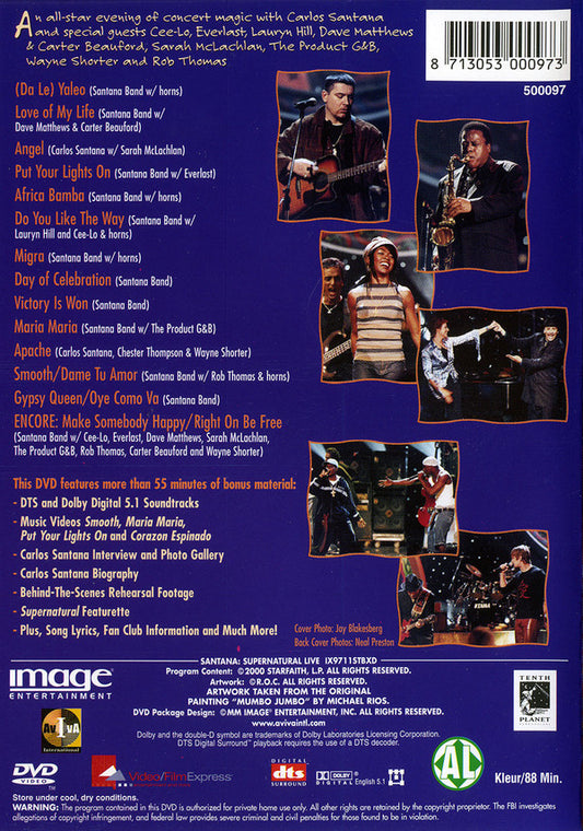 Santana : Supernatural Live (DVD-V, Multichannel, PAL)