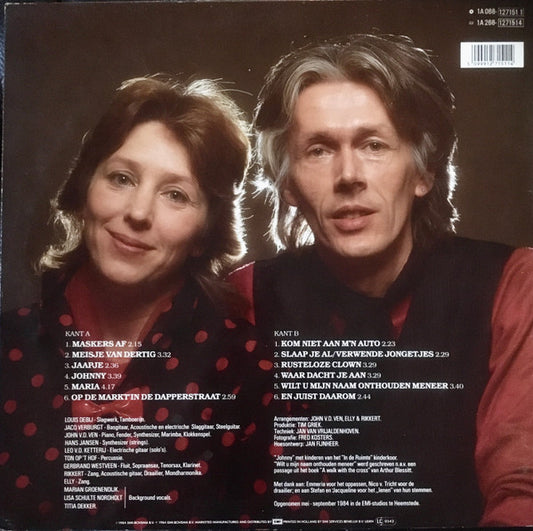 Elly & Rikkert : Maskers Af (LP, Album)