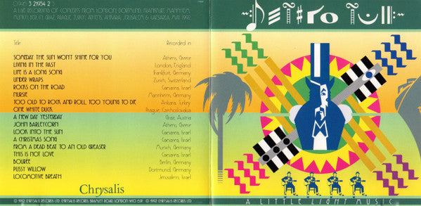 Jethro Tull : A Little Light Music (CD, Album)