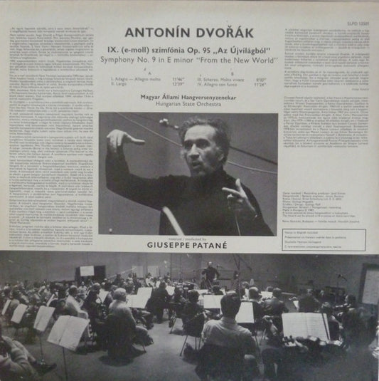 Antonín Dvořák, Hungarian State Orchestra, Giuseppe Patanè : Symphony No. 9 (LP, Dig)