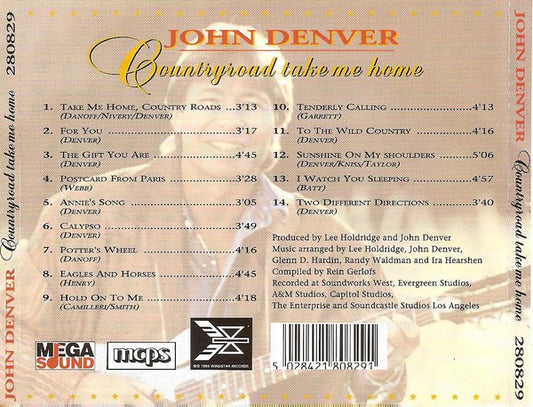 John Denver : Countryroad Take Me Home (CD, Comp)