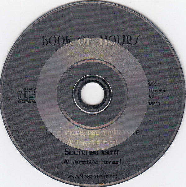 Book Of Hours : King Crimson & Van Der Graaf Generator According To Book Of Hours (CD, Single)