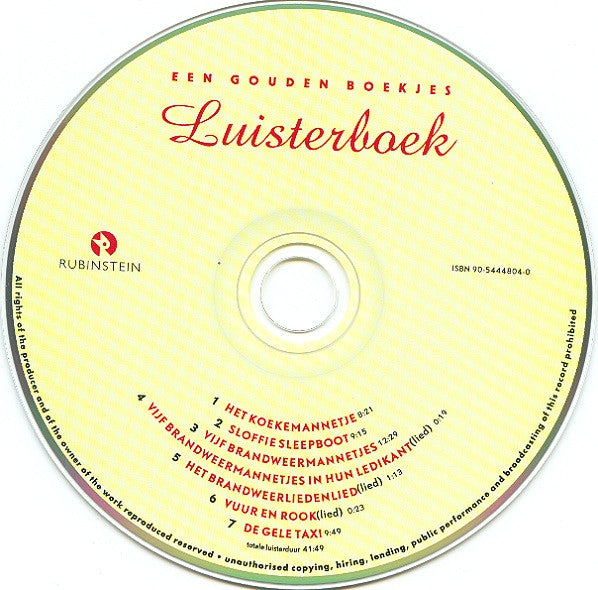Henny Vrienten : Een Gouden Boekjes Luisterboek - Het Koekemannetje / Sloffie Sleepboot / Vijf Brandweermannetjes / De Gele Taxi (CD, Album)