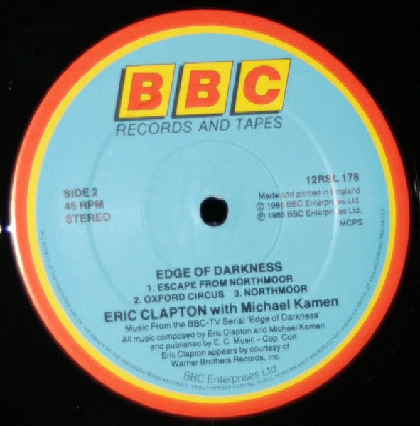 Eric Clapton With Michael Kamen : Edge Of Darkness (12", MiniAlbum)