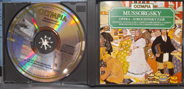Mussorgsky*, Soloists*, Stanislavsky Chorus*, Stanislavsky Orchestra*, V. Esipov* / Borodin*, USSR RSO*, Cherkasov* : Opera - Sorochintsy / Petite Suite (2xCD, Comp)