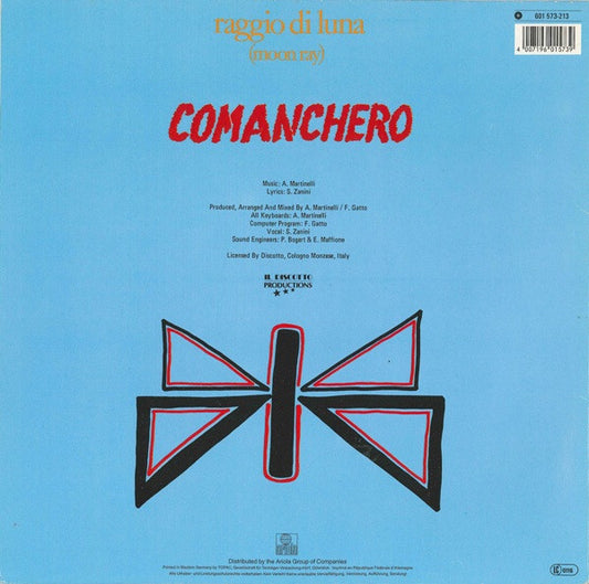 Raggio Di Luna : Comanchero (12", Maxi)