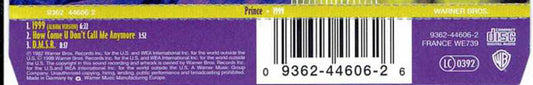 Prince : 1999 (CD, Single, RE)