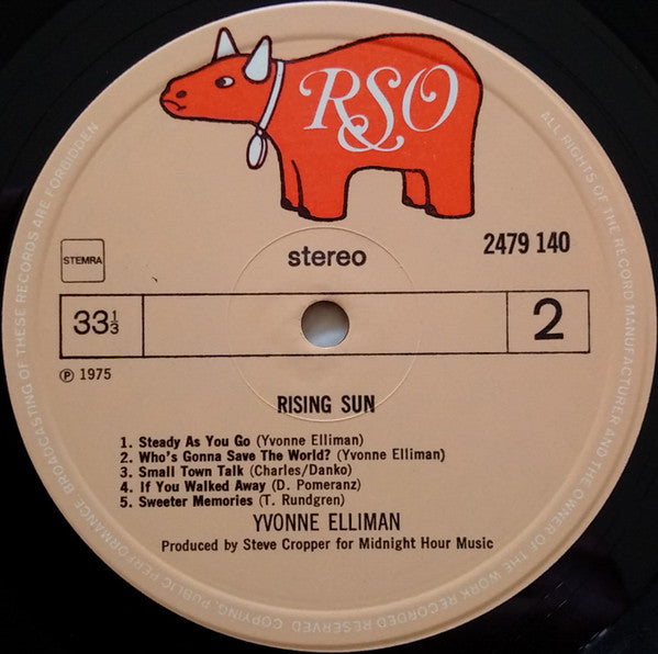Yvonne Elliman : Rising Sun (LP, Album)