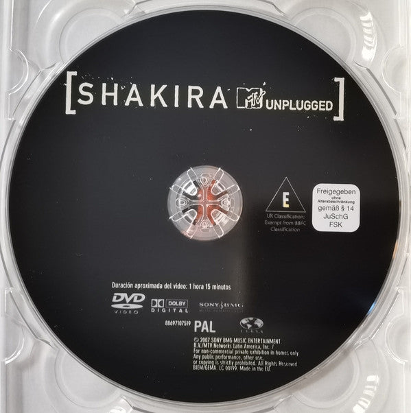 Shakira : MTV Unplugged (DVD-V, RE, PAL)