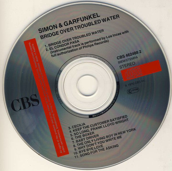 Simon & Garfunkel : Bridge Over Troubled Water (CD, Album, RE)