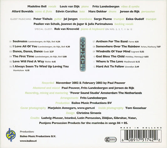 Madeline Bell : Soulmates (CD, Album)