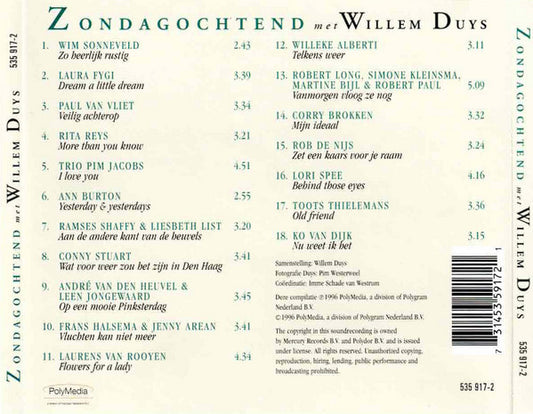 Various : Zondagochtend Met Willem Duys (CD, Comp)