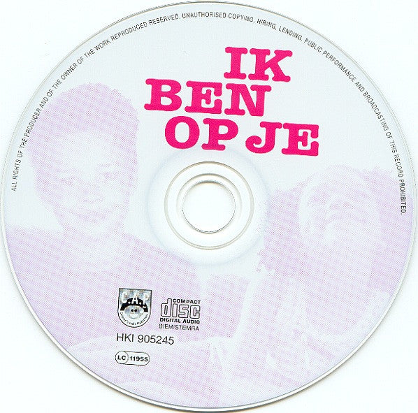 Kinderen voor Kinderen : Ik Ben Op Je (CD, Comp)