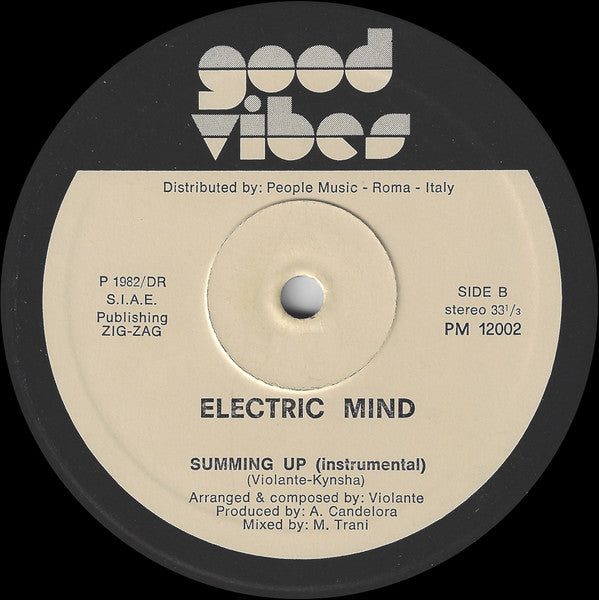 Electric Mind : Summing Up (12")