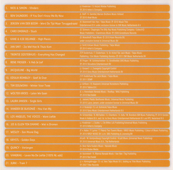 Various : De Hits Van Radio 100% NL - Deel 1 (CD, Comp)