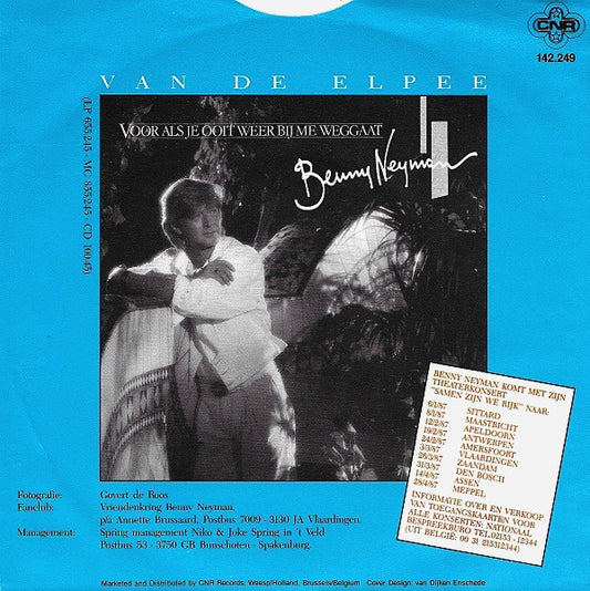 Benny Neyman : Laat Me Huilen (7", Single)