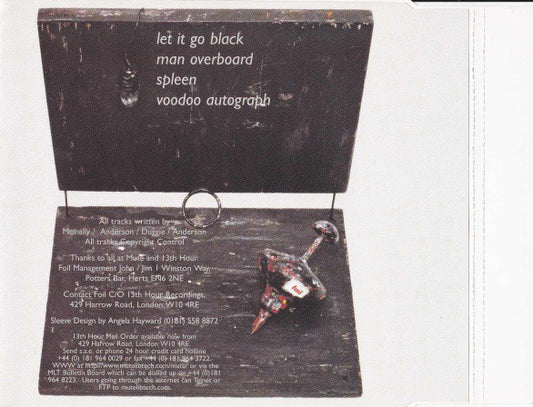 Foil : Let It Go Black / Man Overboard (CD, Single)