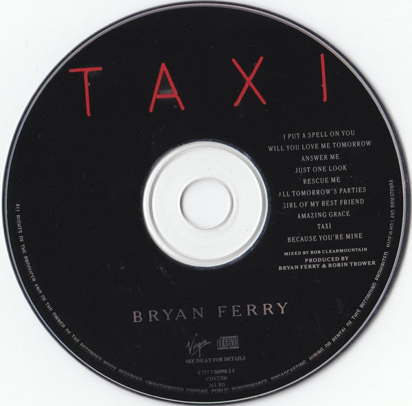 Bryan Ferry : Taxi (CD, Album)