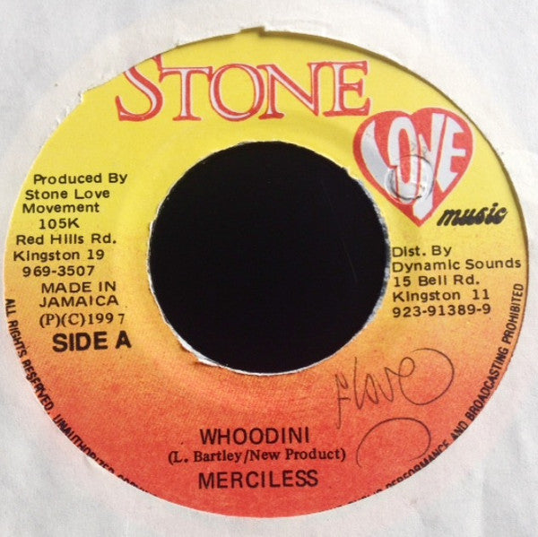 Merciless : Whoodini (7")