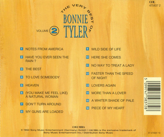 Bonnie Tyler : The Very Best Of Bonnie Tyler (Volume 2) (CD, Comp)