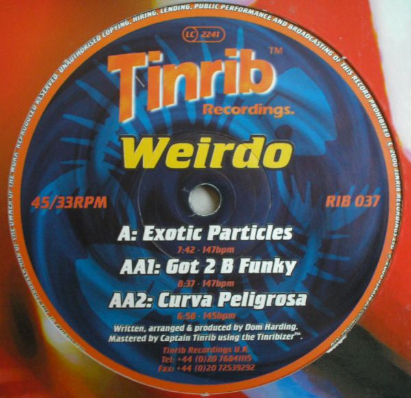 Weirdo : Imintouchwithyourworld (Disc One) (12")