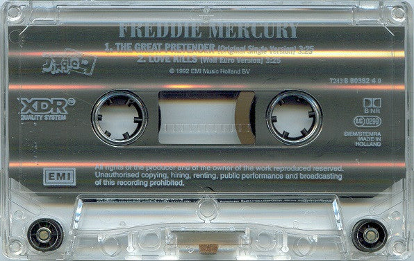 Freddie Mercury : The Great Pretender (Cass, Single)