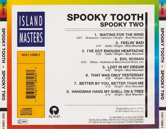 Spooky Tooth : Spooky Two (CD, Album, RE)
