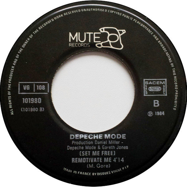 Depeche Mode : Master And Servant (7", Single, MPP)