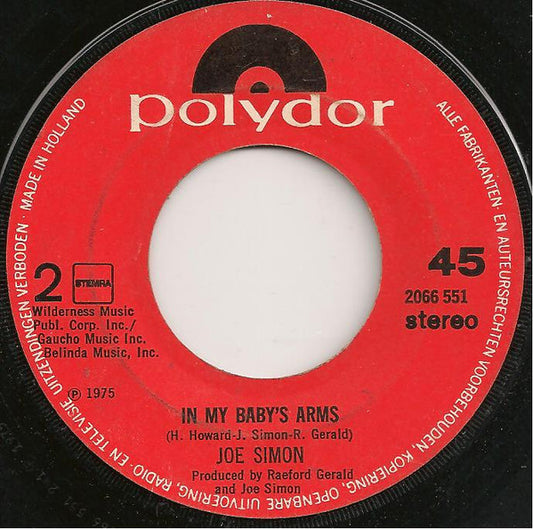 Joe Simon : Get Down Get Down (Get On The Floor) (7", Single)