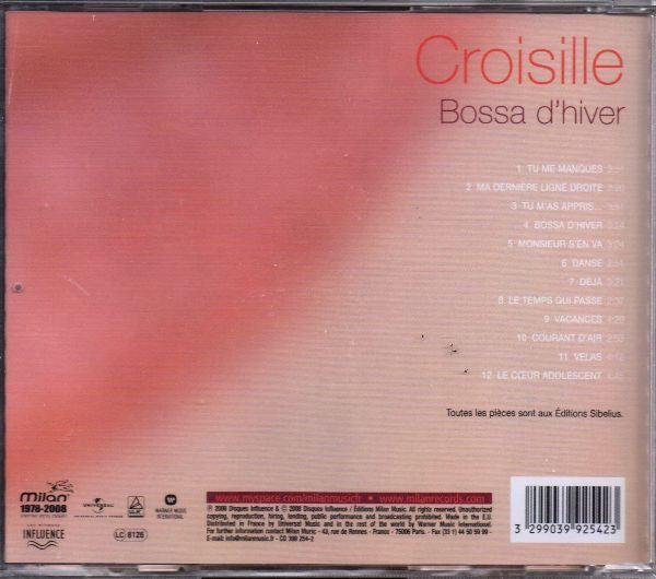 Nicole Croisille : Bossa D'hiver (CD, Album)