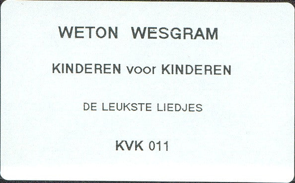 Kinderen voor Kinderen : De Leukste Liedjes (VHS, PAL)