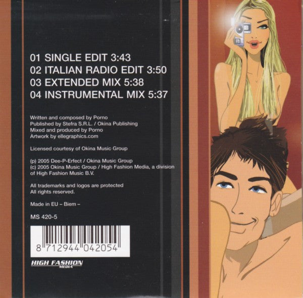 Porno : Music Power (CD, Single, Car)