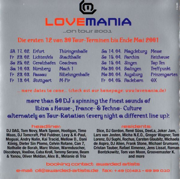 Various : Lovemania (2xCD, Comp, Mixed)