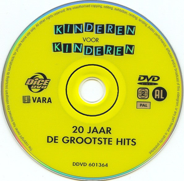 Kinderen Voor Kinderen : 20 Jaar De Grootste Hits (DVD, Comp, PAL)