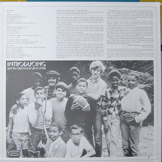 Bat McGrath & Don Potter : Introducing Bat McGrath & Don Potter (LP, Album)