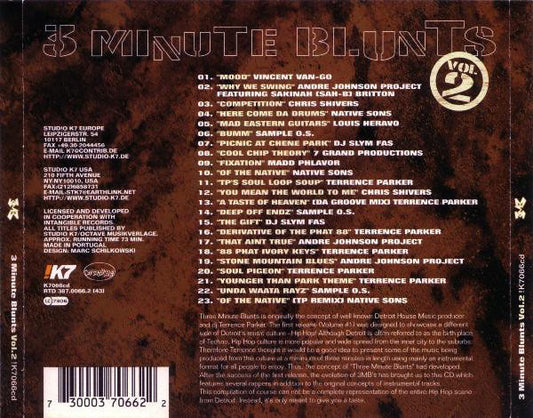 Various : 3 Minute Blunts Vol. 2 (CD, Comp)
