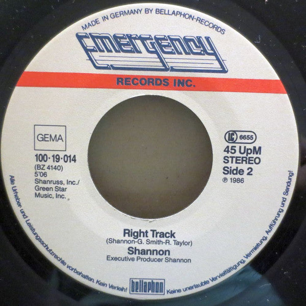 Shannon : Prove Me Right (7", Single)