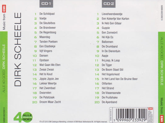 Dirk Scheele : Alle Veertig Goed / Alle 40 Goed (2xCD, Comp)
