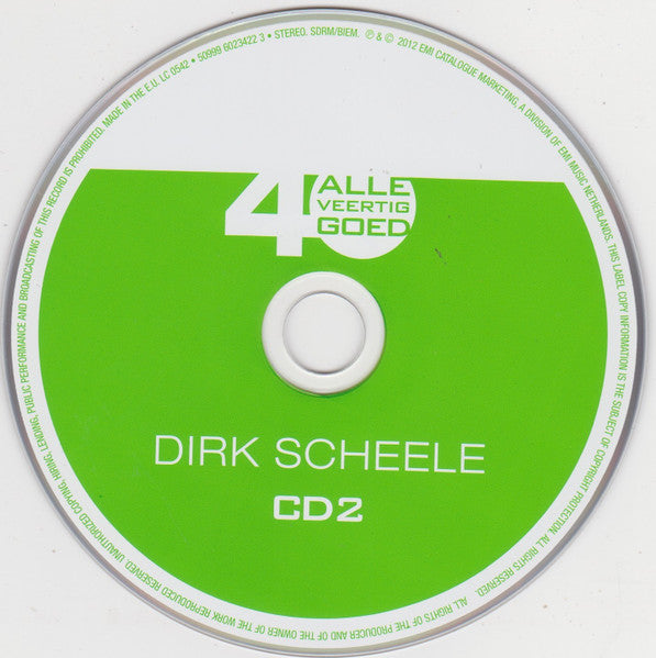 Dirk Scheele : Alle Veertig Goed / Alle 40 Goed (2xCD, Comp)