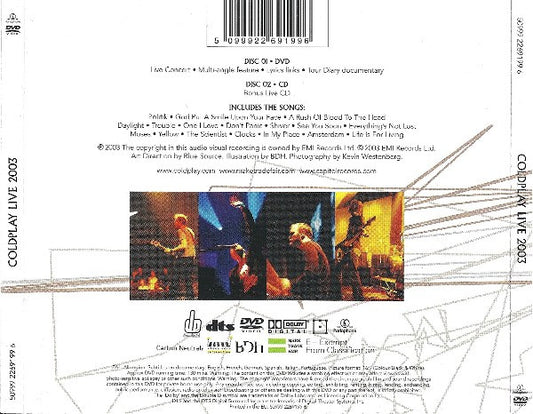 Coldplay : Live 2003 (DVD-V, Multichannel, PAL + CD, Album, Enh, Mixed)