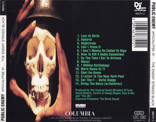 Public Enemy : Apocalypse 91... The Enemy Strikes Black (CD, Album)