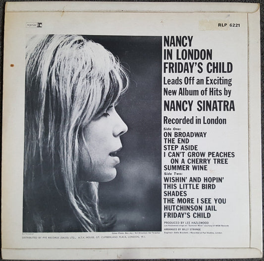 Nancy Sinatra : Nancy In London (LP, Album, Mono)