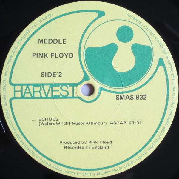 Pink Floyd : Meddle (LP, Album, RE)